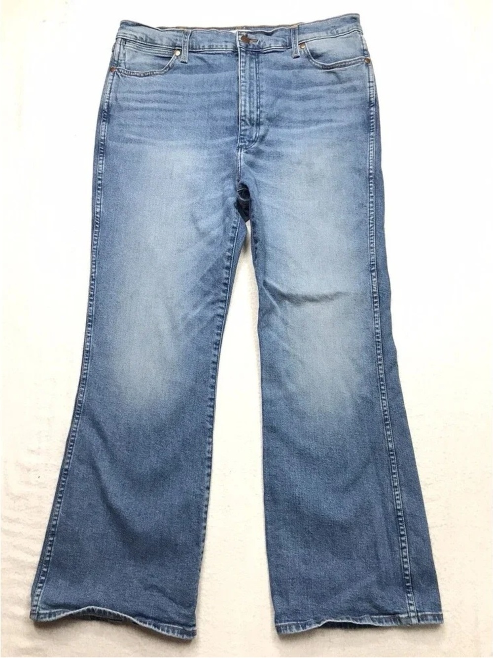 Joie Light Blue Flare High-Rise Jeans